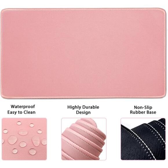 4-in-1 Large Mouse Pad, Keyboard Wrist Rest Pad & Wrist Support Mousepad Set - Picture 3 of 8